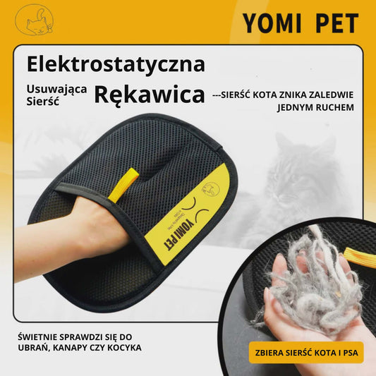 YOMI PET Rękwica do usuwania sierści